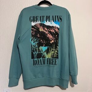 Great planes crewneck sweater mens size L-XL